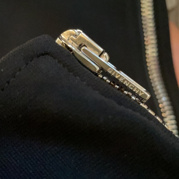 Givenchy Black Ruffle Hem Side Zipper Pencil Skirt - Picture 9 of 16